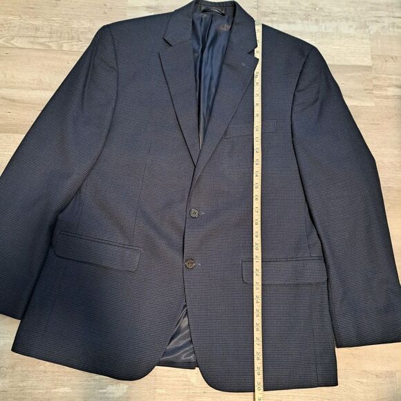 Lauren Ralph Lauren LRL Blazer Mens 42R Houndstooth Suit Jacket Sport Coat - Picture 6 of 15